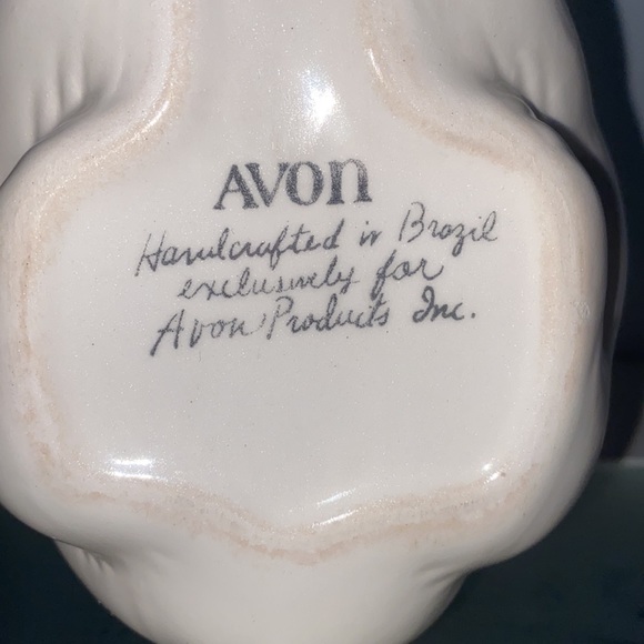 Vintage Avon Hand Painted Floral Glazed Ceramic Bunny Planter/Candle Holder-NIB - Picture 8 of 13